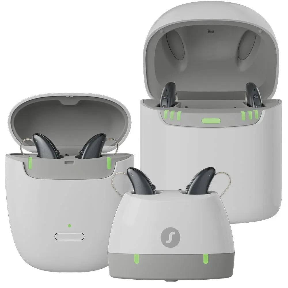 Signia Pure IX charger options — Standard / Portable / Dry&Clean / Multi