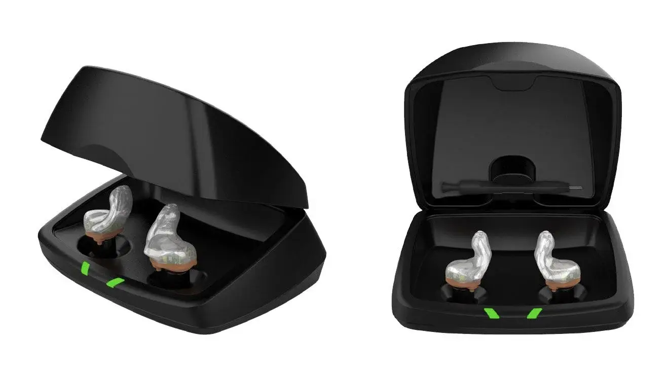 Genesis AI custom CIC chargers — pocket-sized rechargeable docks